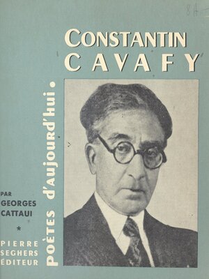 cover image of Constantin Cavafy